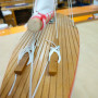 Sailboat 400 - right keel with red hull