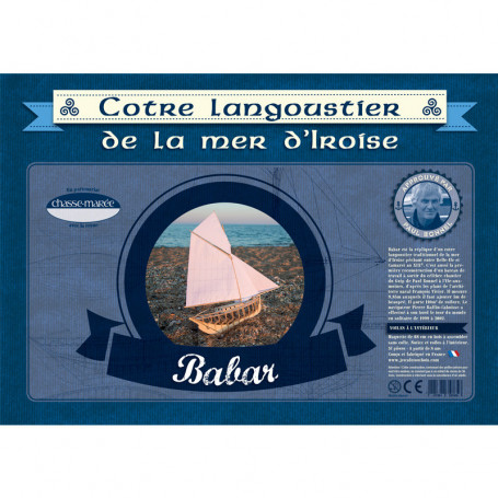 Kit de construction Cotre Langoustier de la mer d'Iroise Babar