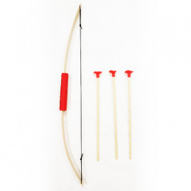 Bow Junior & 3 safety arrows Red