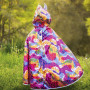 Cape réversible dragon multicolore et chevalier dragon - déguisement enfant