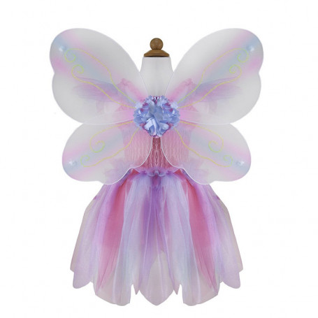 Pink butterfly dress with wings and baguette - disguise girl