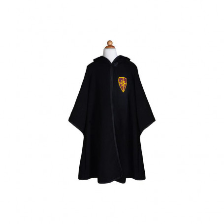 Black magician with coat and glasses - Child costume