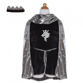 Knight Set (tunic, cape, crown) - Kid Costume