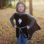 Knight Set (tunic, cape, crown) - Kid Costume