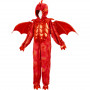 Red dragon jumpsuit - child costume