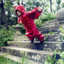 Red dragon jumpsuit - child costume