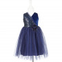 Marie-Ine navy blue dress - disguise girl