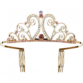 Golden crown with pearls Chapira - Girl Accessory