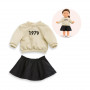 Sweater & skirt 1979 for doll ma Corolle