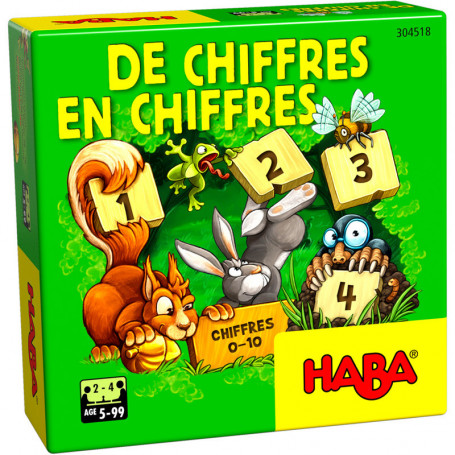 De chiffres en chiffres - jeu mini haba