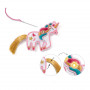 Factory E-textil broch Sweet unicorn - Brooch to light up