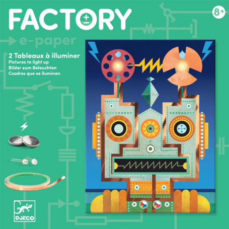 Factory E-Paper kit Cyborgs - Tableaux à illuminer