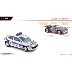 PEUGEOT 308 Police - Norev Emergency