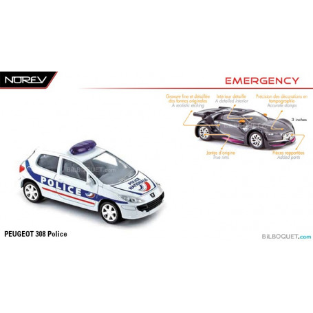 PEUGEOT 308 Police - Norev Emergency