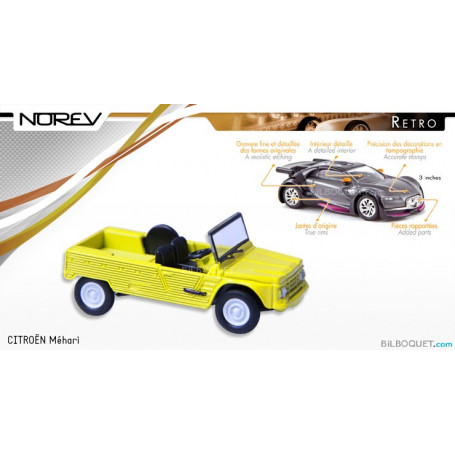 CITROËN Méhari jaune - Norev Rétro