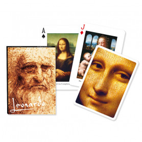 Jeu de cartes Collectors' Leonard de Vinci