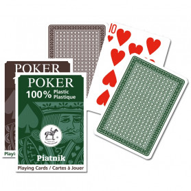 Jeu de cartes 54 cartes 100% plastique