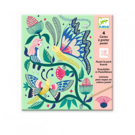 Cartes à gratter jardin fabuleux - Djeco