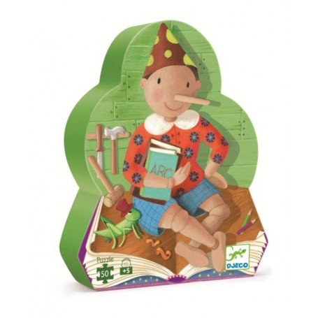 Puzzle silhouette Pinocchio - Djeco