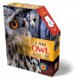 Owl Shaped Jigsaw Puzzle - 550 pièces