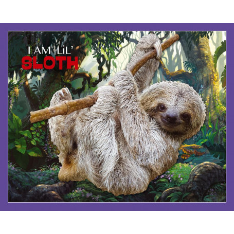 Sloth Shaped Jigsaw Puzzle - 100 pièces