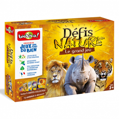 Jeu Le Grand Jeu Défis Nature + Cartes collector