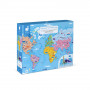 Puzzle éducatif géant Curiosités du Monde 350 pcs