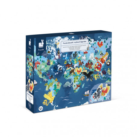 Puzzle éducatif géant Mythes et Légendes 350 pcs