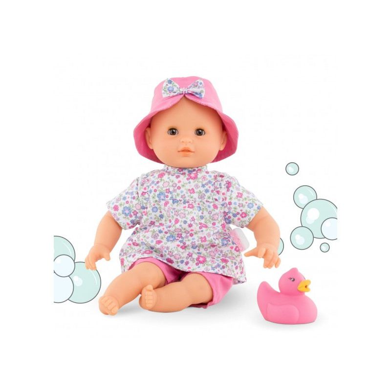 Poupon Bebe Bain Coralie Fleurs De Corolle