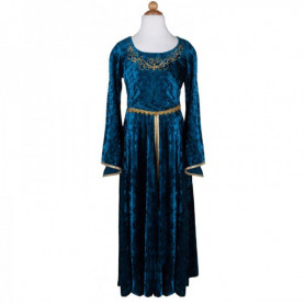 Robe Reine Guenièvre Turquoise - 7/8 Ans