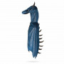 Cape dragon de minuit, bleu/or - 5/6 ans