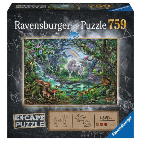 Puzzle escape 759 pièces - La licorne