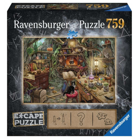 Puzzle escape 759 pièces - cuisine de sorcière
