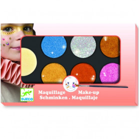 Palette de maquillage 6 couleurs Effet métallique - Djeco