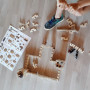 Jeu de construction en bois la Basic