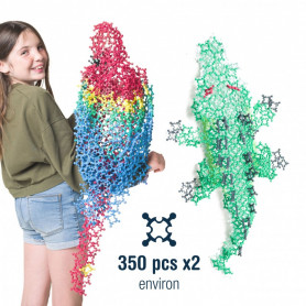 Building set 350 pièces by Clip it