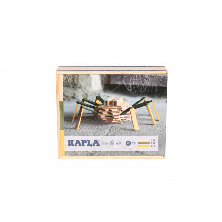 Kapla Coffret araignée 75 planchettes