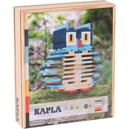 Kapla Coffret chouette 120 planchettes