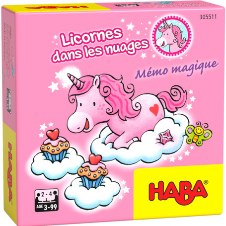 Licornes dans les nuages, mémo magique - HABA