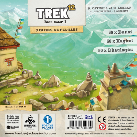 Trek 12 - Base Camp 1-Bloc de 150 feuilles