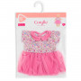 Pink dress - for baby doll 14''