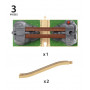 Pont catastrophe pour circuit de trains