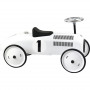 Porteur voiture vintage blanc polaire