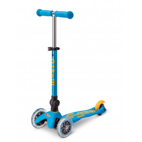 Mini Micro Deluxe Bleu pliable - Trottinette 2-5 ans