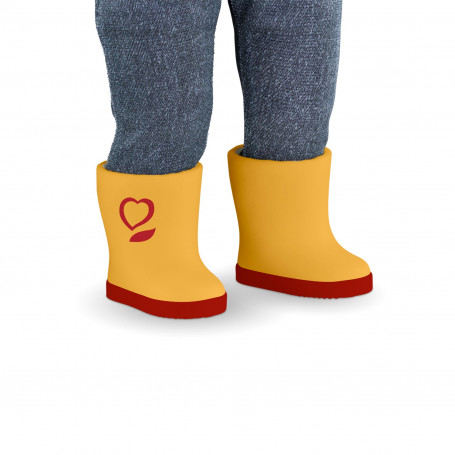 Yellow rain boots Corolle doll 36cm