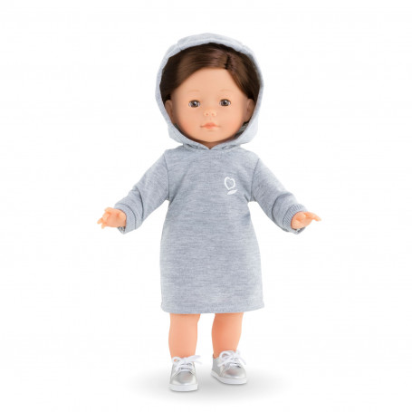 Hoodie dress for ma Corolle doll 14"