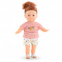 T shirt & shorts - Garden delights for ma Corolle doll 14"