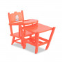 Coral high chair - For dolls up to 17"