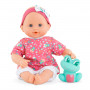 Océane bath doll with her frog 12"