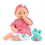 Océane bath doll with her frog 12"